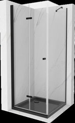 Suihkukaappi Mexen Lima, altaalla ja luukulla, musta, 80 x 80 cm hinta ja tiedot | Suihkukaapit ja suihkunurkat | hobbyhall.fi