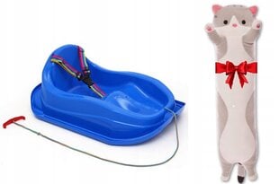 Muovikelkka Prosperplast ja pehmotyyny Cat, 50 cm hinta ja tiedot | Pulkat, liukurit ja kelkat | hobbyhall.fi