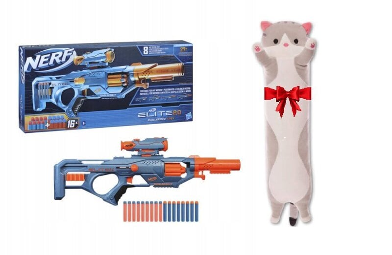 Leluase Nerf Elite 2.0 Eaglepoint RD-8 ja pehmotyyny Cat, 50 cm