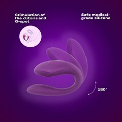 Vacuum Wave Vibrator, violetti Blue Lotus hinta ja tiedot | Vibraattorit | hobbyhall.fi