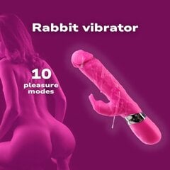 Vibraattori-hieroja Rabbit, vaaleanpunainen Blue Lotus hinta ja tiedot | Vibraattorit | hobbyhall.fi