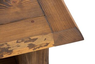 Massiivipuinen Sohvapöytä 001 tumman ruskea hinta ja tiedot | MSL wooden furniture Olohuoneen kalusteet | hobbyhall.fi