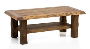 Massiivipuinen Sohvapöytä 001 tumman ruskea hinta ja tiedot | MSL wooden furniture Olohuoneen kalusteet | hobbyhall.fi