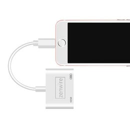 AV Lightning HDMI Full HD -sovitin iPhone iPad hinta ja tiedot | Zenwire Tietokoneet ja pelaaminen | hobbyhall.fi