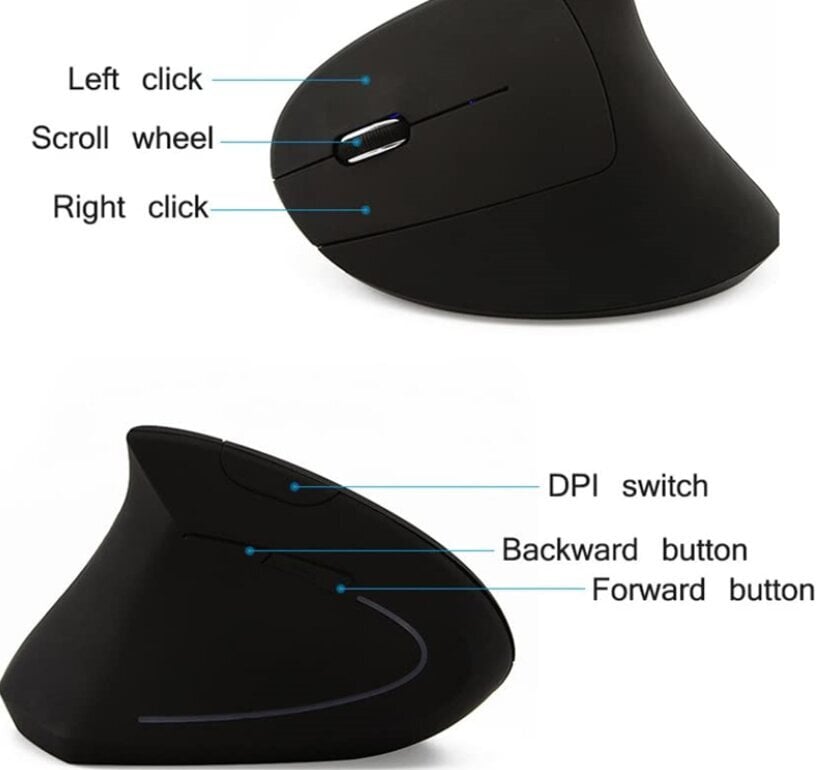 HIIRI Pystysuuntainen Wireless Ergonomic hinta ja tiedot | Hiiret | hobbyhall.fi