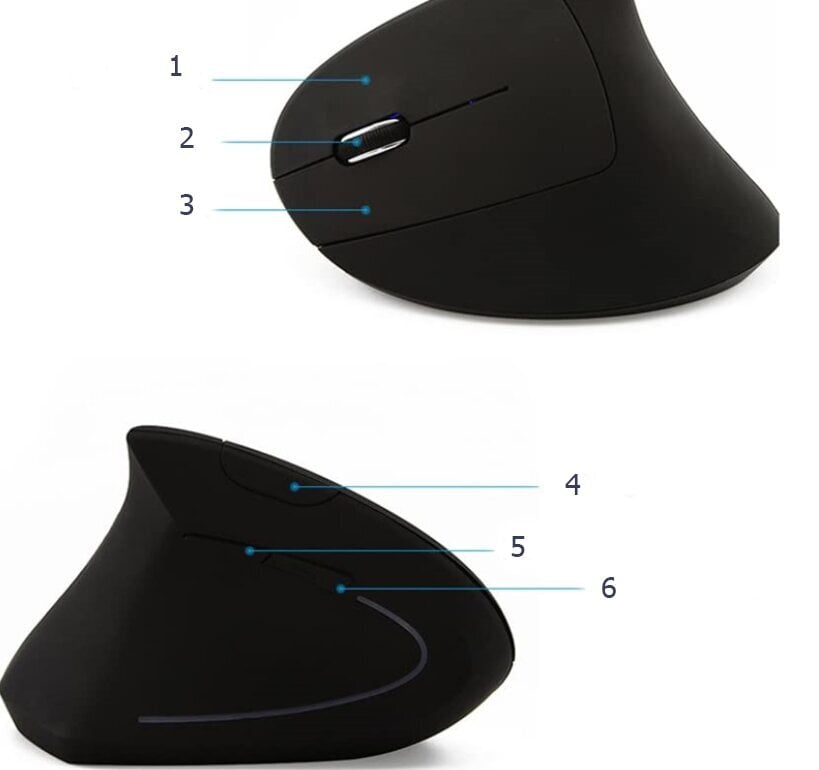 HIIRI Pystysuuntainen Wireless Ergonomic hinta ja tiedot | Hiiret | hobbyhall.fi