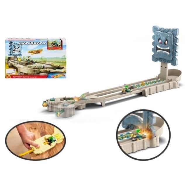 Hot Wheels Mariokart™ Thwomp Ruins Track Set hinta ja tiedot | Poikien lelut | hobbyhall.fi