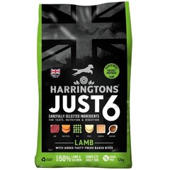 Harringtons Just 6 šunims su ėriena, 12kg hinta ja tiedot | Koiran kuivaruoka | hobbyhall.fi