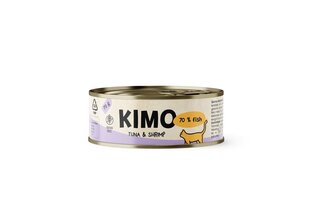 Kimo katėms su tunu ir krevetėmis, 70gx24 vnt. hinta ja tiedot | Kissanruoka | hobbyhall.fi