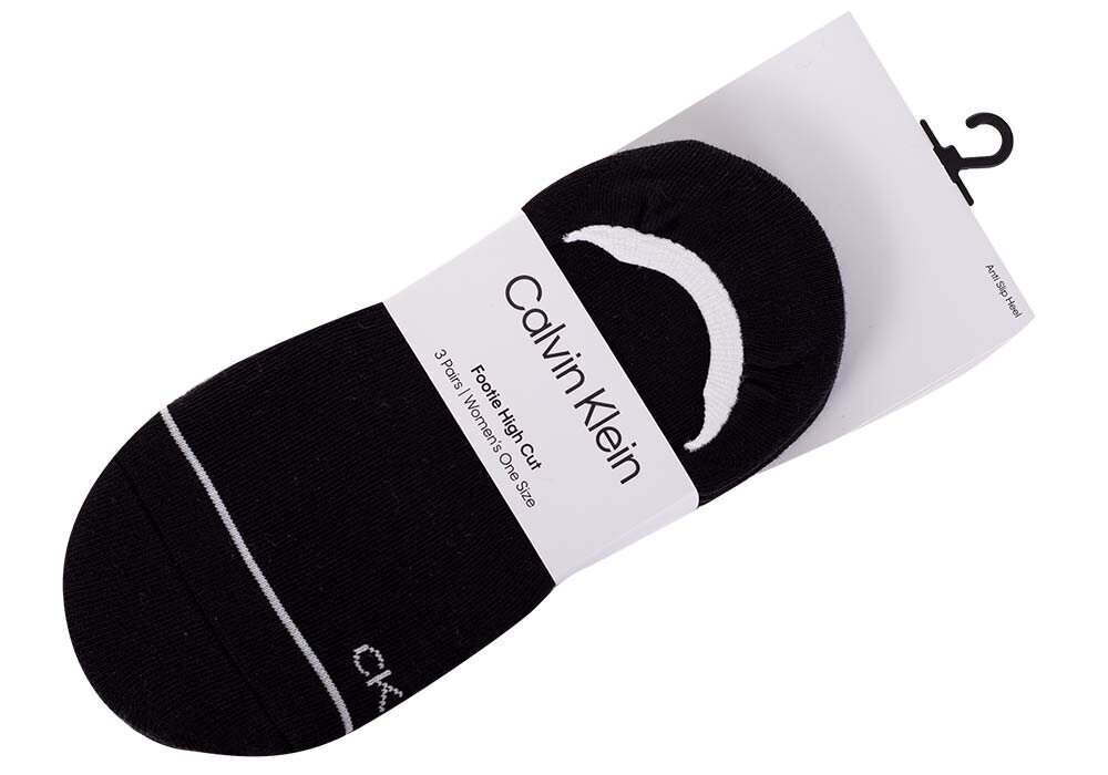 Calvin Klein naisten sukat 3 kpl, musta hinta ja tiedot | Naisten sukat | hobbyhall.fi