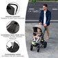 Yleisvaunut Kinderkraft Moov CT 3in1 Mink Pro, musta hinta ja tiedot | Vaunut ja rattaat | hobbyhall.fi