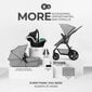 Yleisvaunut Kinderkraft Moov CT 3in1 Mink Pro, Grey hinta ja tiedot | Vaunut ja rattaat | hobbyhall.fi