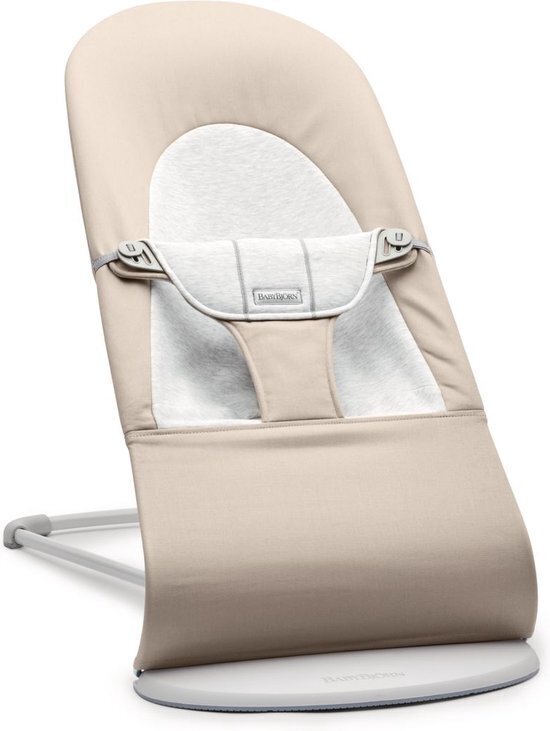 Sitteri BabyBjörn Bouncer Balance Soft Woven, beige hinta ja tiedot | Sitterit | hobbyhall.fi