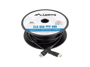 Lanberg, HDMI, 80 m hinta ja tiedot | Kaapelit ja adapterit | hobbyhall.fi