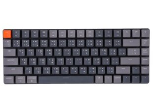 Näppäimistö Keychron K3 mekaaninen 75 % (Langaton, RGB, Hot-swap, US, Keychron Optical Red) hinta ja tiedot | Näppäimistöt | hobbyhall.fi