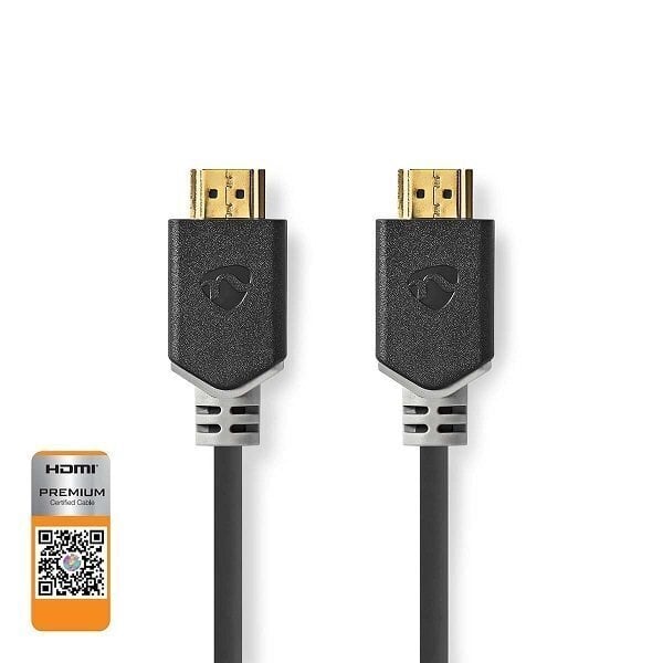 Nedis, HDMI, 2 m hinta ja tiedot | Kaapelit ja adapterit | hobbyhall.fi