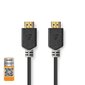 Nedis, HDMI, 2 m hinta ja tiedot | Kaapelit ja adapterit | hobbyhall.fi