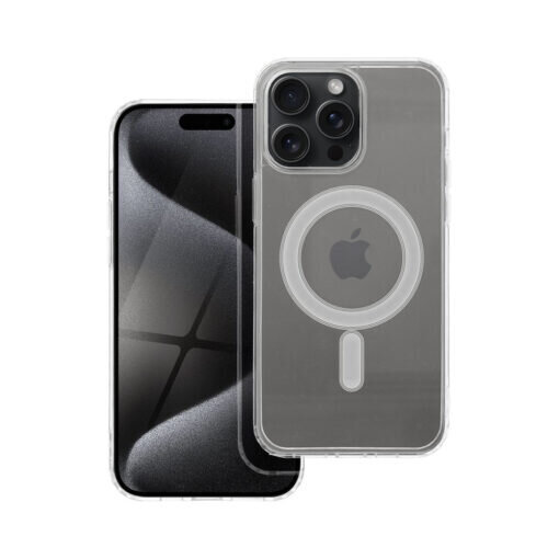 Mag Cover iPhone 15 Pro (6,1″) - Läpinäkyvä hinta ja tiedot | Puhelimen kuoret ja kotelot | hobbyhall.fi