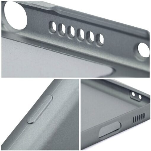 METALLIC Xiaomi Redmi Note 12 Pro (6,67″) - Harmaa hinta ja tiedot | Puhelimen kuoret ja kotelot | hobbyhall.fi