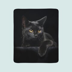 Plaid musta kissa hinta ja tiedot | Päiväpeitot ja huovat | hobbyhall.fi