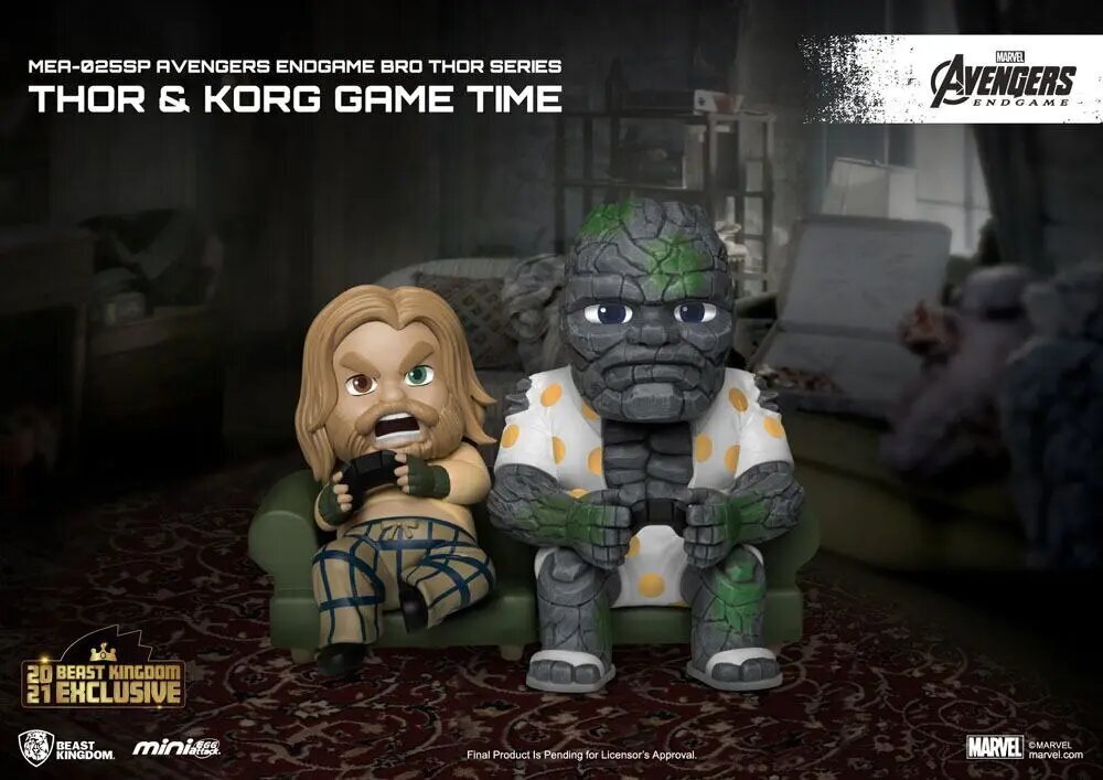 Avengers: Bro Thor & Korg Game Time -figuuri hinta ja tiedot | Poikien lelut | hobbyhall.fi