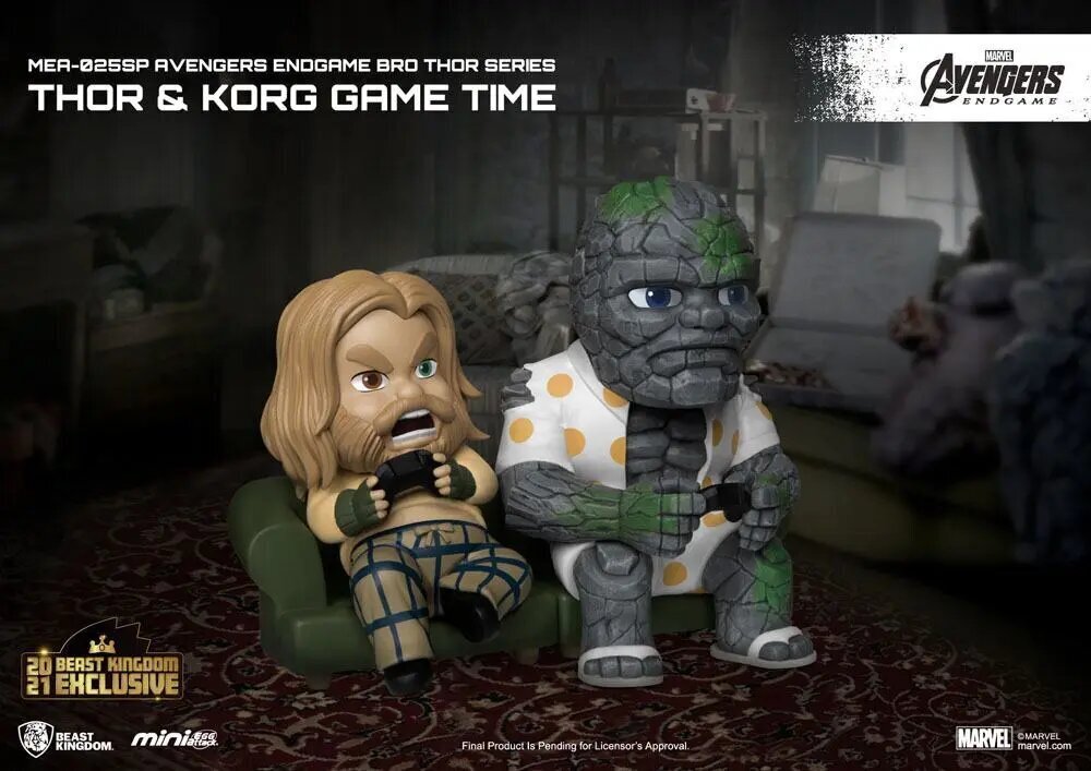 Avengers: Bro Thor & Korg Game Time -figuuri hinta ja tiedot | Poikien lelut | hobbyhall.fi