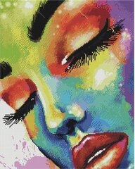 Timanttimosaiikkisetti Ipicasso Colorful girl, 40x50 cm hinta ja tiedot | Ipicasso Lelut yli 3-vuotiaille lapsille | hobbyhall.fi