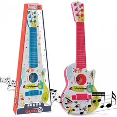 Lasten akustinen kitara 55 cm, punainen, Woopie hinta ja tiedot | Kehittävät lelut | hobbyhall.fi