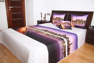 Sängynpeite 3D-efektillä N40i, valkoinen, 220 x 240 cm hinta ja tiedot | Päiväpeitot ja huovat | hobbyhall.fi
