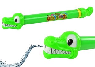 Vesipyssy Shooting Crocodile, 45 cm, vihreä hinta ja tiedot | Hiekkalelut ja rantalelut | hobbyhall.fi