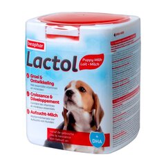 Maidonkorvike pennuille Beaphar Lactol Puppy maito, 500 g hinta ja tiedot | Koiran terveys ja hyvinvointi | hobbyhall.fi