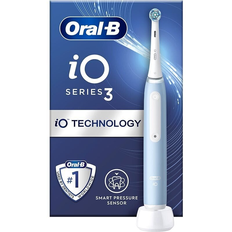 Oral-B iO3 Ice Blue hinta ja tiedot | Sähköhammasharjat | hobbyhall.fi