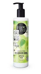 Suihkugeeli Organic Shop Apple & Pear, 280 ml hinta ja tiedot | Suihkusaippuat ja suihkugeelit | hobbyhall.fi