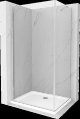Suihkukaappi Mexen Pretoria, jossa on lokerikko ja luukku, kromi, 70 x 100 cm hinta ja tiedot | Suihkukaapit ja suihkunurkat | hobbyhall.fi