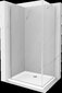Suihkukaappi Mexen Pretoria, jossa on lokerikko ja luukku, kromi, 90 x 80 cm hinta ja tiedot | Suihkukaapit ja suihkunurkat | hobbyhall.fi