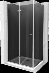 Suihkukaappi Mexen Lima altaalla ja lokerolla, grafiitti+valkoinen/kromi, 70 x 90 cm hinta ja tiedot | Suihkukaapit ja suihkunurkat | hobbyhall.fi