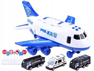 Poliisilentokone poliisiautoilla hinta ja tiedot | Poikien lelut | hobbyhall.fi