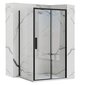 Rea Rapid Slide -suihkukaappi, musta, 140x90 cm hinta ja tiedot | Suihkuseinät ja -ovet | hobbyhall.fi