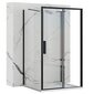 Rea Rapid Slide II -suihkukaappi, musta, 110x90 cm hinta ja tiedot | Suihkuseinät ja -ovet | hobbyhall.fi