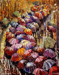 Timanttimosaiikki Varvikas - Autumn Umbrellas LG152e 40x50 cm hinta ja tiedot | Timanttimaalaukset | hobbyhall.fi