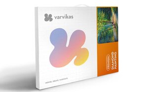 Timanttimosaiikki Varvikas - Bullfinch with Berries LG303e 40x50 cm hinta ja tiedot | Timanttimaalaukset | hobbyhall.fi