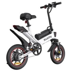 Sähköpyörä Niubility B14S, 14", valkoinen, 400W, 15,1Ah hinta ja tiedot | Sähköpyörät | hobbyhall.fi