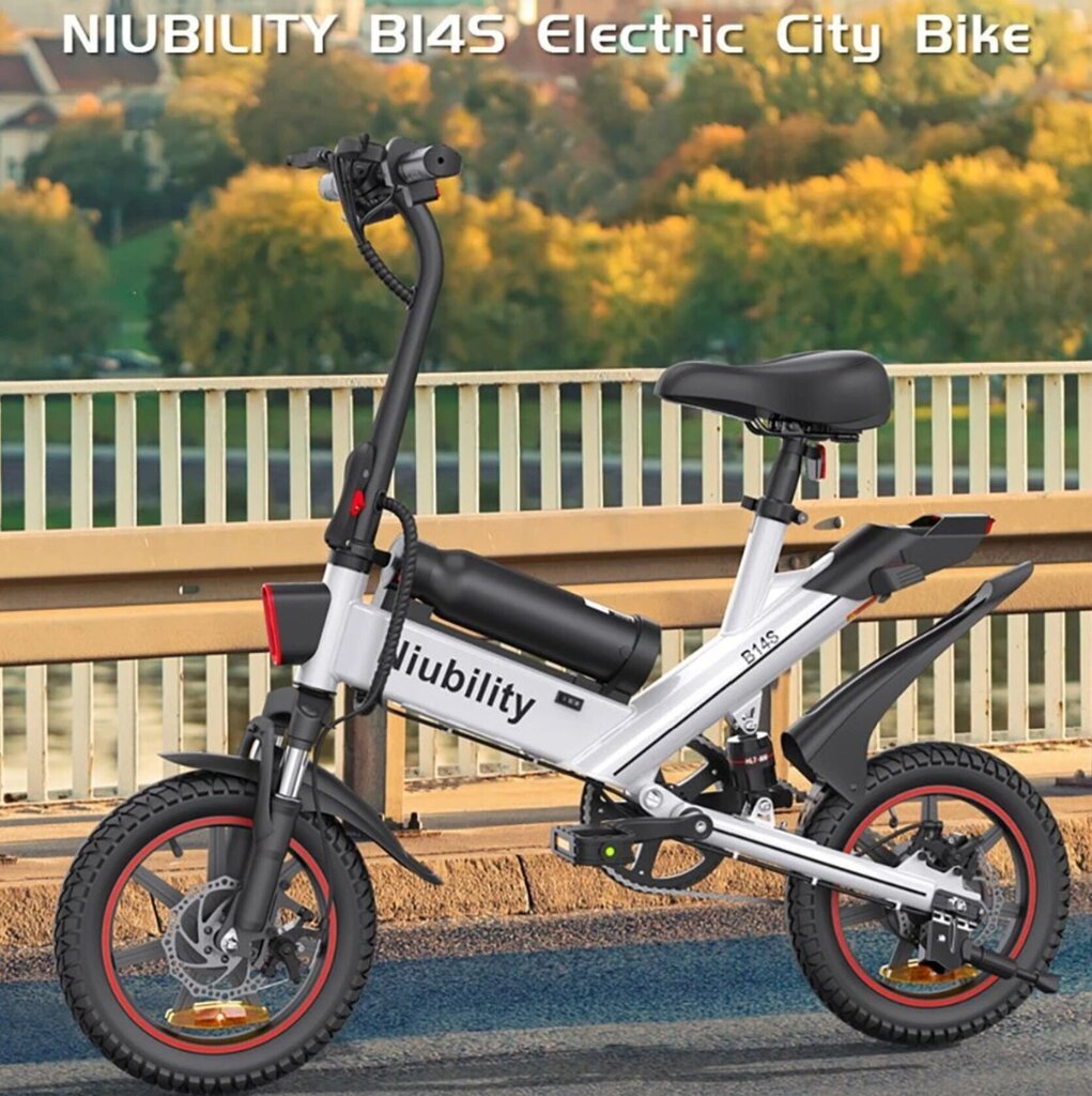 Sähköpyörä Niubility B14S, 14", musta, 400W, 15,1Ah hinta ja tiedot | Sähköpyörät | hobbyhall.fi