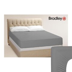 Bradley Muotoonommeltu trikoolakana, 180 x 200 cm, harmaa, 2 kpl hinta ja tiedot | Lakanat | hobbyhall.fi