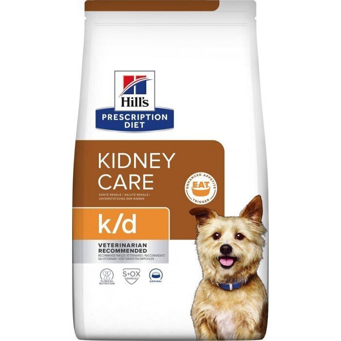 Hill's Prescription Diet Canine k/d koirille, joilla on munuaissairaus, 1,5 kg hinta ja tiedot | Koiran kuivaruoka | hobbyhall.fi