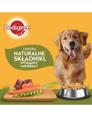 Pedigree Adult kanaa ja naudanlihaa aikuisille koirille, 24x400 g hinta ja tiedot | Koiran märkäruoka | hobbyhall.fi