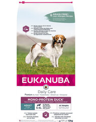 Eukanuba Daily Care S-XL Adult ankkaa aikuisille koirille, 12 kg hinta ja tiedot | Koiran kuivaruoka | hobbyhall.fi