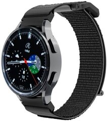 Tech-Protect kellon ranneke Scout Samsung Galaxy Watch4/5/5 Pro/6, musta hinta ja tiedot | Älykellojen ja aktiivisuusrannekkeiden lisätarvikkeet | hobbyhall.fi