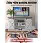 Mini Game Retro TV -pelikonsoli, jossa 620 peliä ja kaksi ohjainta BlackBird BH1460, harmaa hinta ja tiedot | Pelikonsolit | hobbyhall.fi