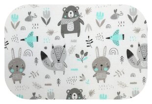 Ega puuvillaharso 70x80 cm, minttu metsän eläimet hinta ja tiedot | Ega Kids Lapset | hobbyhall.fi